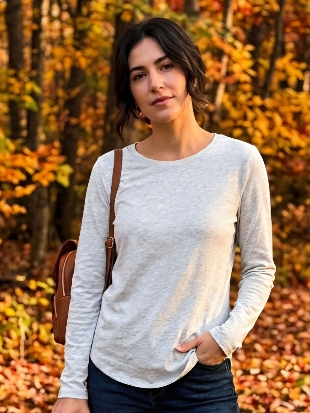 Sonoma Light Heather Gray Long-Sleeve Tee, Size XL